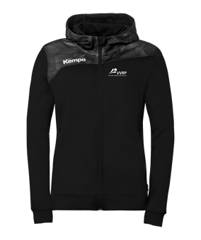 Kempa Athletics 29 Kapuzenjacke Damen Schwarz F01