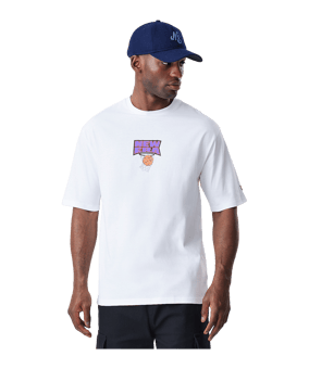 New Era Location Oversized T-Shirt Weiß - weiss