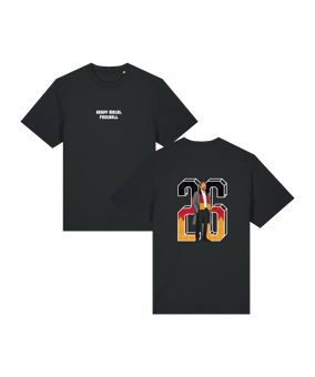 11teamsports Allemagne ”Heavy Metal Football” T-Shirt Noir - noir