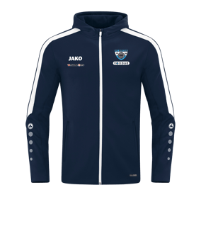 JAKO Power Kapuzenjacke Blau F900