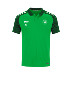 JAKO Performance Poloshirt Grün Schwarz F221