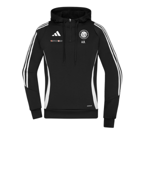 adidas Tiro 24 Hoody Damen Schwarz Weiss