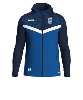 JAKO Iconic Kapuzenjacke Blau F403