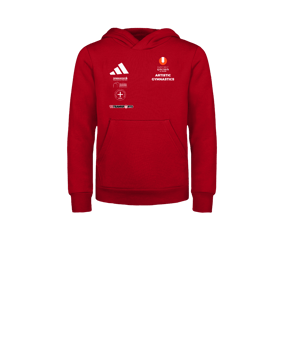 adidas Entrada 26 Hoody Kids Rot