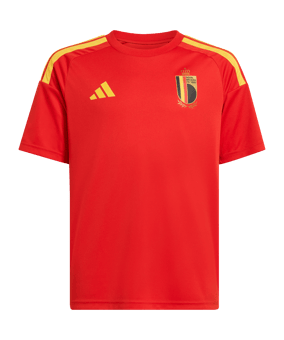 adidas KBVB Belgien Fan Trikot Home WM 2026 Kids Rot - rot