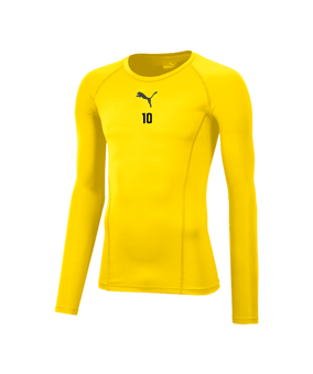 PUMA LIGA Baselayer Longsleeve Gelb F06