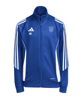adidas Tiro 24 Trainingsjacke Kids Blau Weiss 