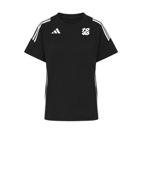 adidas Tiro 24 T-Shirt Damen Schwarz Weiss