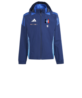 adidas Tiro 24 Competition Allwetterjacke Kids Blau