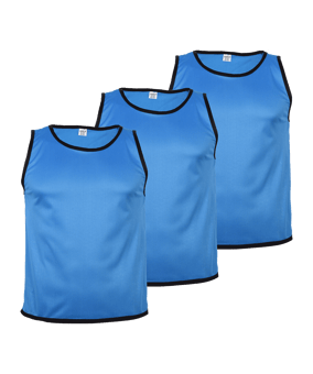 Cawila BIB Kennzeichnungshemden 3er Set | Blau - blau