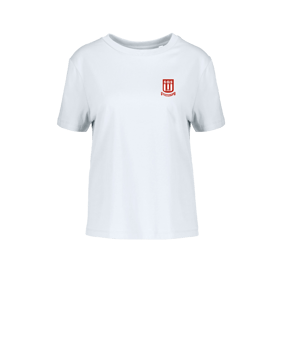 Merch Muser T-Shirt Women White | #logo4c