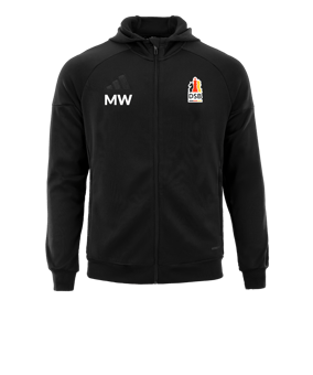 adidas Tiro 25 Travel Kapuzenjacke Schwarz