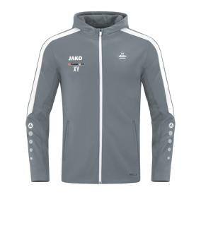 JAKO Power Kapuzenjacke Grau F840