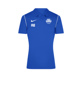 Nike Park 20 Poloshirt Damen Blau Weiss F463