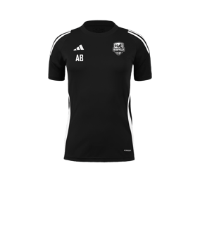 adidas Tiro 24 Trikot Damen Schwarz Weiss