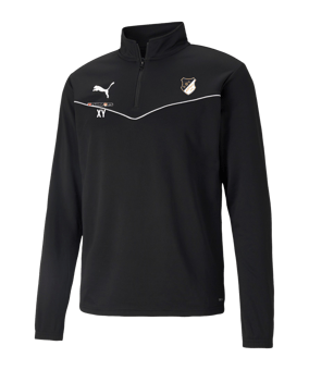 PUMA teamRISE HalfZip Sweatshirt Schwarz F03