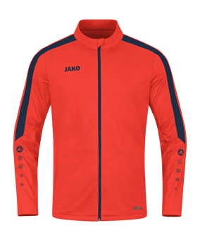 JAKO Power Polyesterjacke Kids Orange Blau F375 - orange