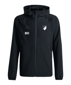adidas Tiro Travel Windjacke Kids Schwarz