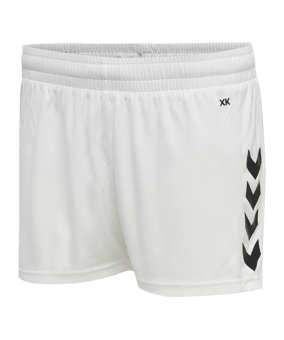 Hummel hmlCORE XK Poly Short Damen Weiss F9001 - weiss
