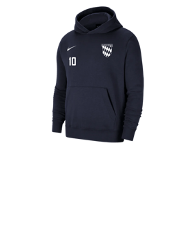 Nike Park 20 Fleece Hoody Kids Blau Weiss F451