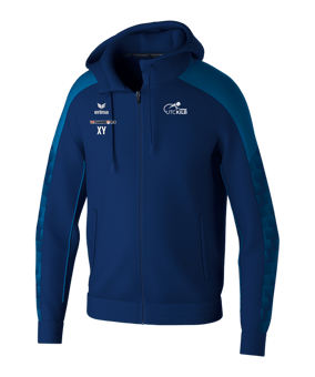 Erima Evo Star Kapuzenjacke Blau
