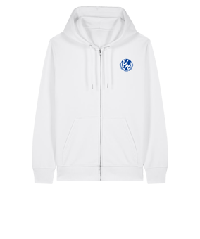 11tsmerch Merch Connector 2.0 Zip Sweatjacke Weiß  | #logo4c