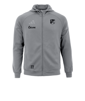 adidas Tiro 25 Travel Kapuzenjacke Grau