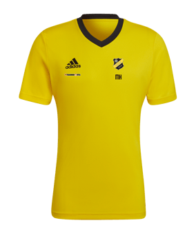 adidas Entrada 22 Trikot Gelb Schwarz