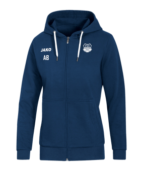 JAKO Base Kapuzenjacke Damen Blau F09