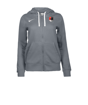 Veste capuche coton femme Nike grise