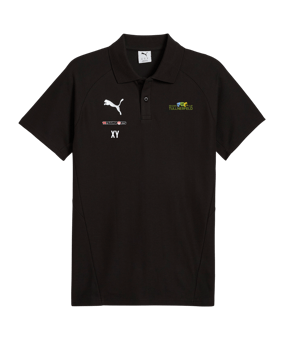 PUMA teamEVOSTRIPE Polo Schwarz F03