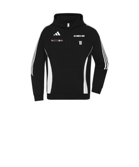 adidas Tiro 24 Hoody Kids Schwarz Weiss