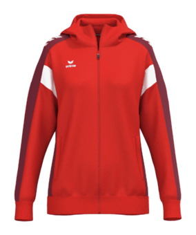 Erima Celebrate 125 Kapuzenjacke Damen Rot - rot