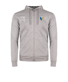 Veste zippée capuche coton