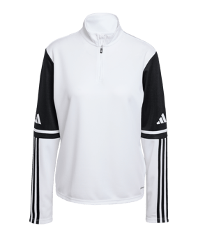 adidas Squadra 25 HalfZip Sweatshirt Damen Weiß - weiss