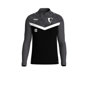 JAKO Iconic HalfZip Sweatshirt Kids Schwarz F801