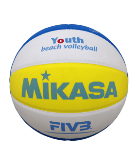 Mikasa Beachvolleyball SBV Youth Beach-Volleyball Ball Weiss - weiss