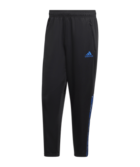 adidas Tiro 7/8 Hose Schwarz Blau - schwarz