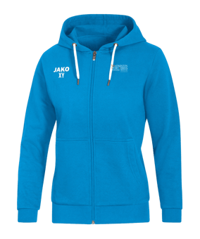 JAKO Base Kapuzenjacke Damen Blau F89