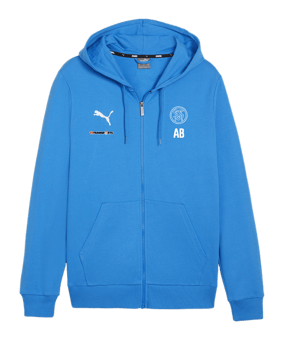 PUMA teamGOAL Casuals Kapuzenjacke Blau F02