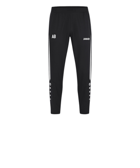 JAKO Power Freizeithose Kids Schwarz Weiss F802