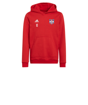 adidas Entrada 22 Hoody Kids Rot