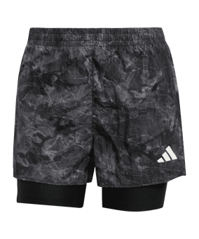 adidas Own the Run Spray 2in1 Shorts de running Femmes Gris - gris
