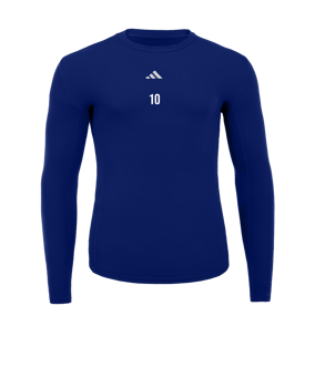 adidas Techfit Longsleeve Blau