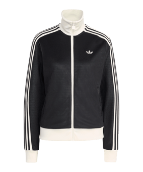 adidas Originals Classic Track Top Jacke Damen Schwarz - schwarz