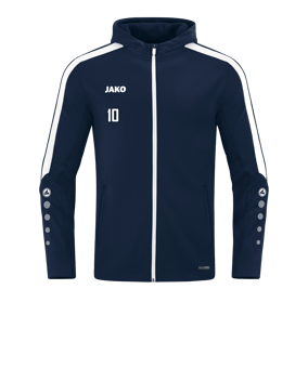 JAKO Power Kapuzenjacke Blau F900