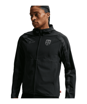 Nike NFF Norwegen Trainingsjacke Schwarz F010