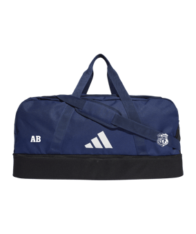adidas Tiro League Duffel Bag Gr. L Blau Weiss