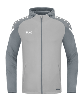 JAKO Performance Kapuzenjacke Grau F845 - grau