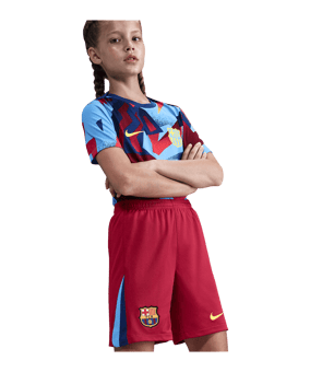 Nike FC Barcelona 4th Short 2025/2026 Kids Rot F602 - rot